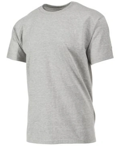 Shop Champion Men's Cotton Jersey T-shirt In Oxford Gray