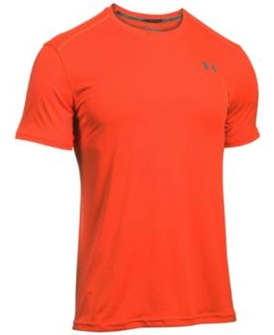 Shop Under Armour Men's Coolswitch Running Shirt In Orange