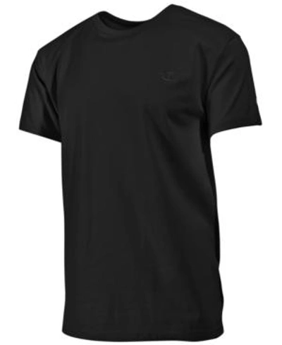 Shop Champion Men's Cotton Jersey T-shirt In Black