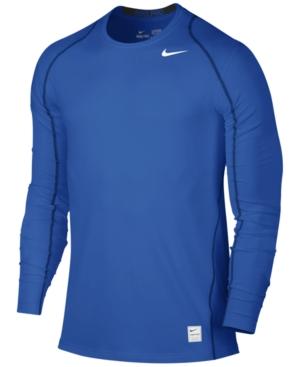 nike men's pro cool fitted long sleeve shirt