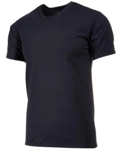 Shop Champion Men's Classic Jersey V-neck T-shirt In Navy