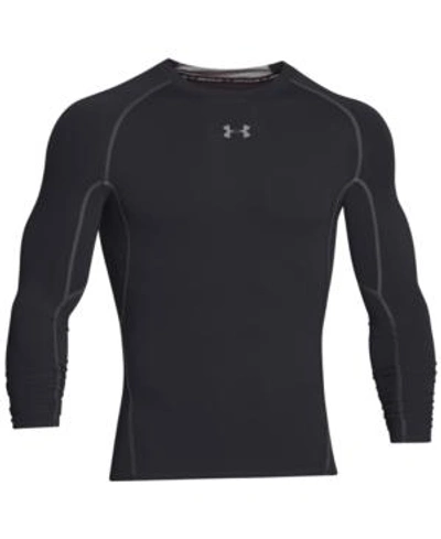 Shop Under Armour Men's Heatgear Armour Long Sleeve Compression Shirt In Black