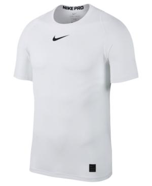 mens white nike dri fit shirt