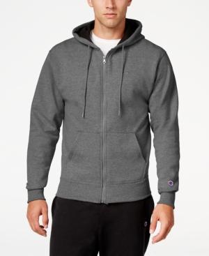 champion men's powerblend fleece zip hoodie