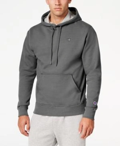 Men's Powerblend Fleece Hoodie In Granite Heather | ModeSens