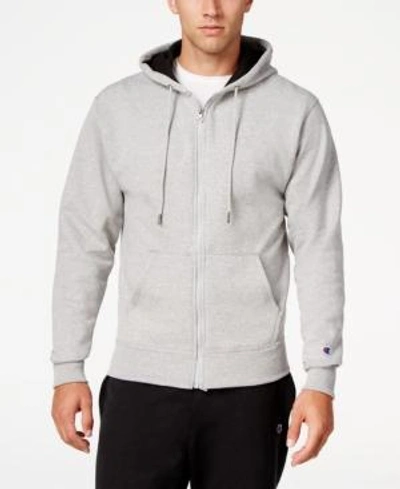 Champion Mens Powerblend Matching Sweatshirt Sweatpants In Oxford Gray