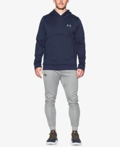 Shop Under Armour Men's Storm Fleece Hoodie In Midnight