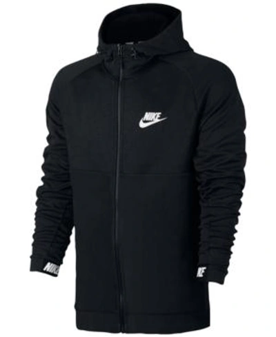 Shop Nike Men's Sportswear Advance 15 Zip Hoodie In Black