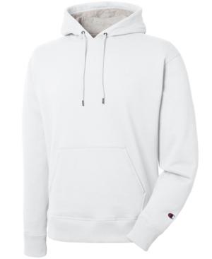 champion powerblend hoodie white