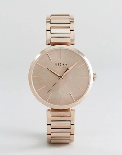 Hugo Boss 1502418 Bracelet Watch In Rose Gold Gold ModeSens
