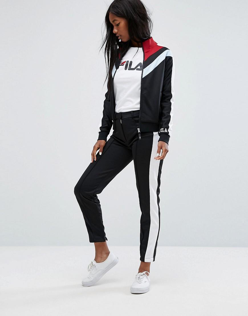 fila tracksuit black