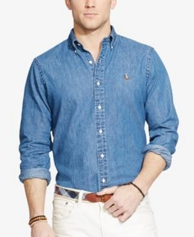 Shop Polo Ralph Lauren Men's Classic-fit Denim Shirt