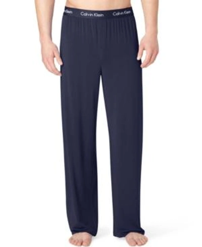 Shop Calvin Klein Men's Sleepwear, Body Modal Pajama Pant U1143 In Blue Shadow