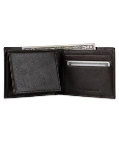 Shop Polo Ralph Lauren Men's Wallet, Burnished Passcase In Black