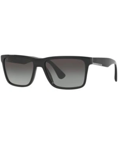 Shop Prada Sunglasses, Pr 19ss In Black/grey Gradient