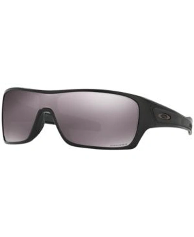 Shop Oakley Polarized Turbine Rotor Prizm Daily Sunglasses, Oo9307 In Black Matte/black Mirror Polar