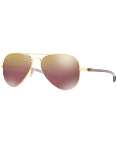 Ray Ban Ray-ban Polarized Sunglasses, Rb8317 Chromance In Purple Mirror  Chromance Polarized | ModeSens