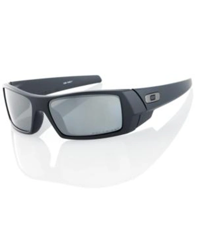 Oakley Men's Polarized Sunglasses, Oo9014 Gascan In Matte Black