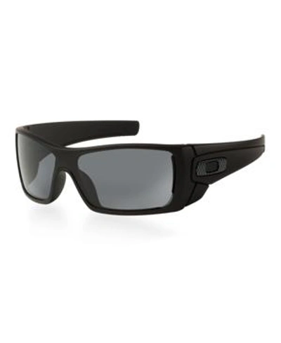 Shop Oakley Batwolf Polarized Sunglasses, Oo9101 In Black/grey