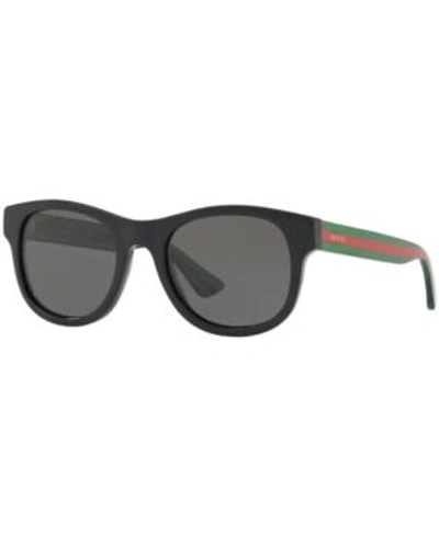 Shop Gucci Polarized Sunglasses, Gg0003s In Black/grey Polar