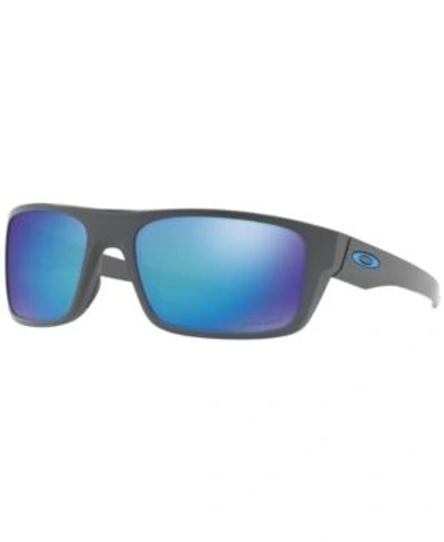 Shop Oakley Polarized Drop Point Prizm Polarized Sunglasses, Oo9367 60 In Grey/blue Prizm Polarized