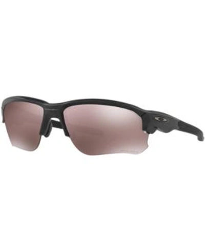 Shop Oakley Polarized Flak Draft Prizm Daily Polarized Sunglasses, Oo9364 In Matte Black/prizm Daily Polar
