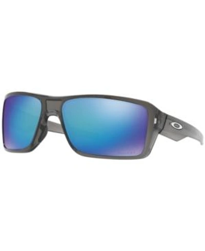 Shop Gucci Polarized Double Edge Polarized Sunglasses, Oo9380 66 In Grey/blue Prizm Polarized