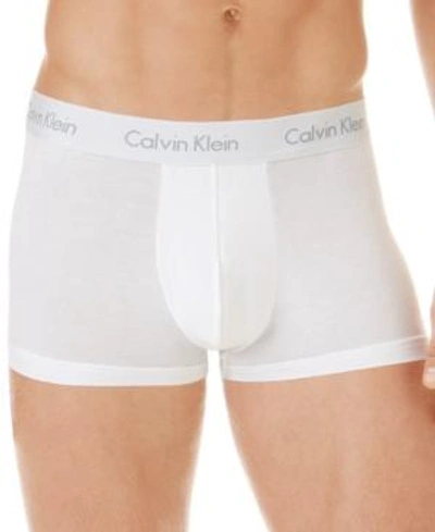 Shop Calvin Klein Men's Body Modal Trunk In White