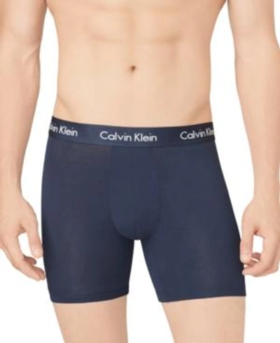 Shop Calvin Klein Men's Underwear, Body Modal Boxer Brief U5555 In Blue Shadow