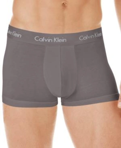 Shop Calvin Klein Men's Body Modal Trunk In Mink