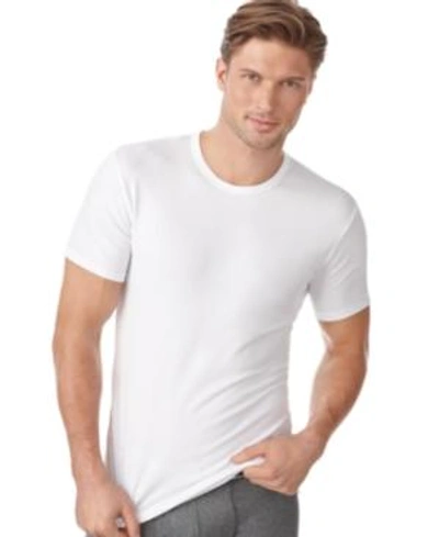 Shop Calvin Klein Men's Cotton Stretch Crew Neck Undershirt 2-pack In White