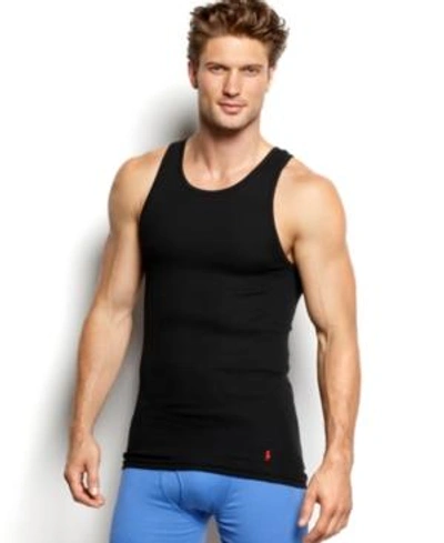 Shop Polo Ralph Lauren Men's 3-pk. Classic Tank Tops In Black Heather Assorted