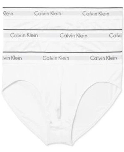 Calvin Klein 3-pack Stretch Briefs In White | ModeSens