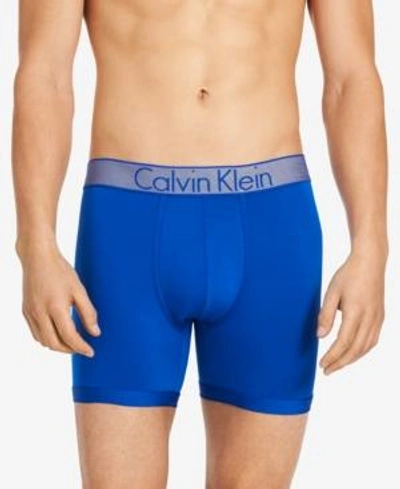 Shop Calvin Klein Men's Customized Stretch Micro Boxer Briefs In Muscari Blue