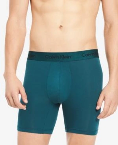 Shop Calvin Klein Men's Underwear, Micro Modal Boxer Brief U5555 In Deep Teal