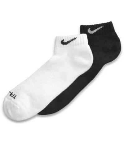 Shop Nike Men's Everyday Plus Cushioned Training Ankle Socks 6 Pairs In Black