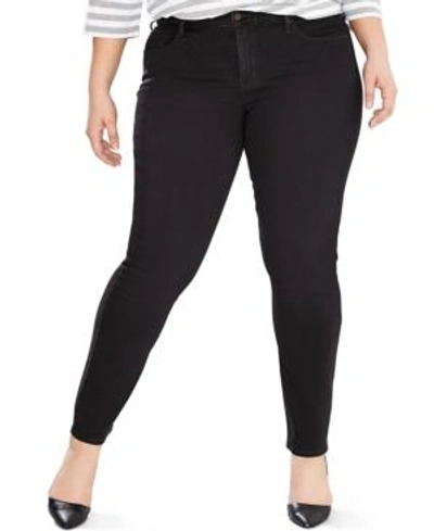 Shop Levi's Trendy Plus Size 311 Shaping Skinny Jeans In Soft Black