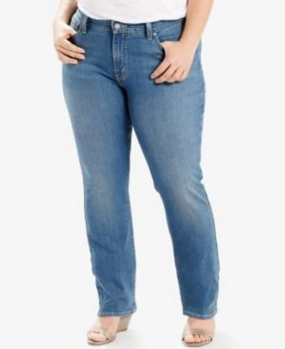 Shop Levi's Plus Size 414 Relaxed-fit Straight-leg Jeans In Northwest