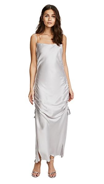 zimmermann rouche slip dress