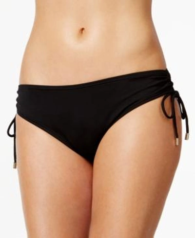 Shop Calvin Klein Side-tie Bikini Bottoms Women's Swimsuit In Black