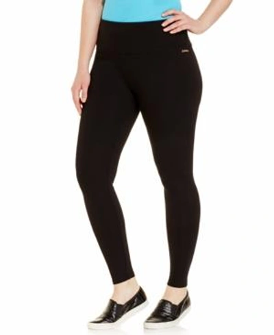 Shop Calvin Klein Performance Plus Size Leggings In Black