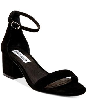 steve madden black heel sandals
