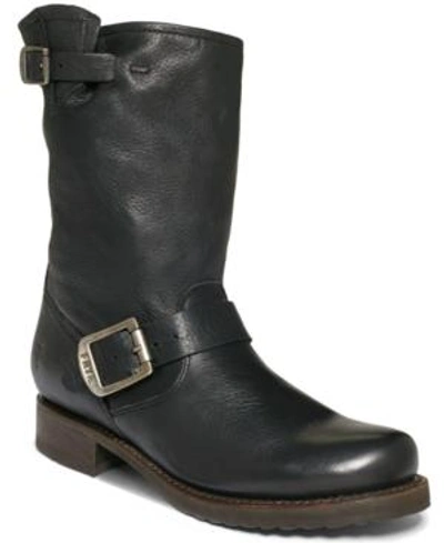 Shop Frye Women's Veronica Short Leather Boots Women's Shoes In Black