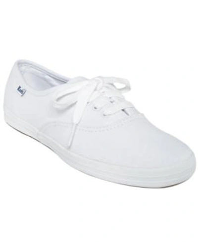 Shop Keds Women's Champion Ortholite Lace-up Oxford Fashion Sneakers In White