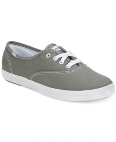 Shop Keds Women's Champion Oxford Sneakers Women's Shoes In Graphite