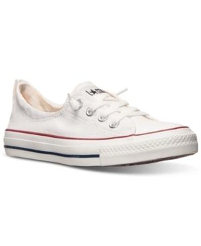 Shop Converse Women's Chuck Taylor Shoreline Casual Sneakers From Finish Line In White