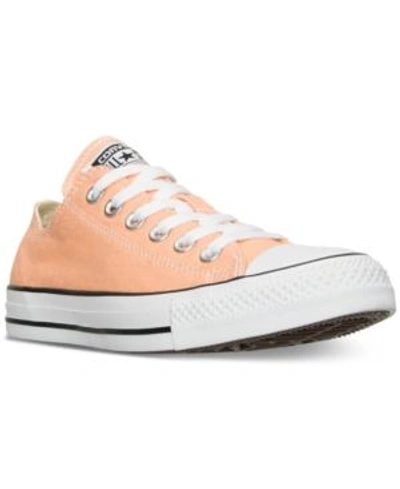 Shop Converse Women's Chuck Taylor Ox Casual Sneakers From Finish Line In Sunset Glow