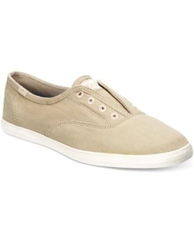 Shop Keds Women's Chillax Laceless Sneakers Women's Shoes In Taupe