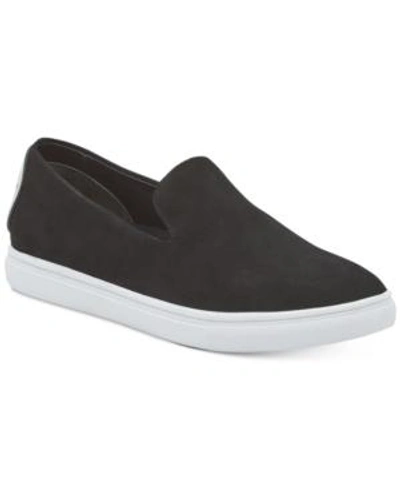 Shop Dkny Jillian Slip-on Sneakers, Created For Macy's In Black