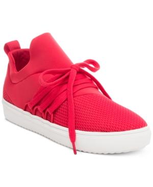 steve madden lancer sneaker red